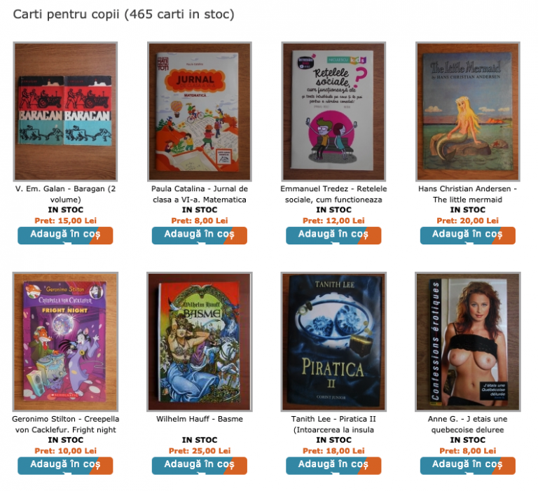 Am găsit la anticariat țâțe