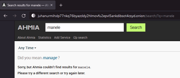 Pe Deep Web nu au manele