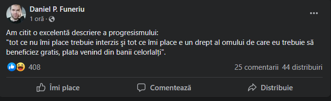 Ce mai concisă definiție pentru progresism