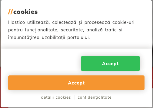 Un accept mai mare și altul mai mic