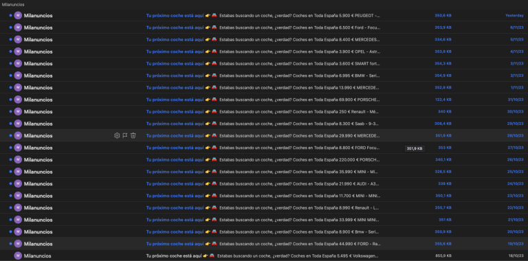 He dejado de usar MilAnuncios