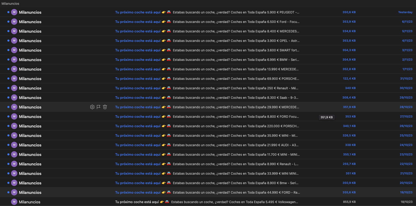 He dejado de usar MilAnuncios