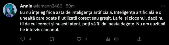 Că tot vorbeam de AI