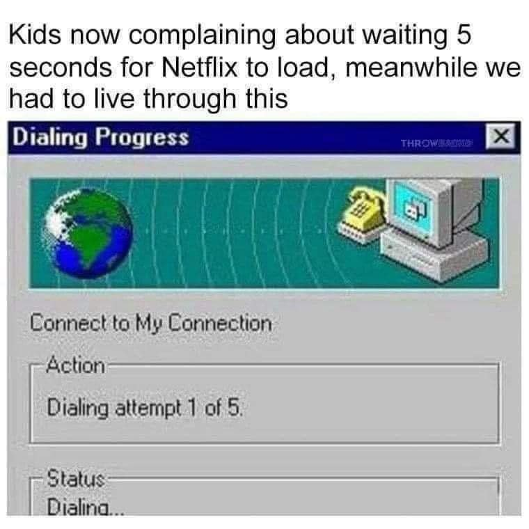 Good ol dialup