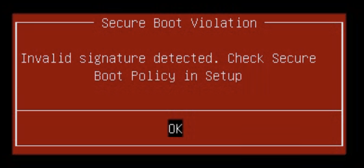 secure boot…