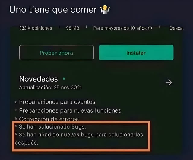 comer